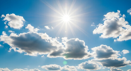 blue sky with clouds