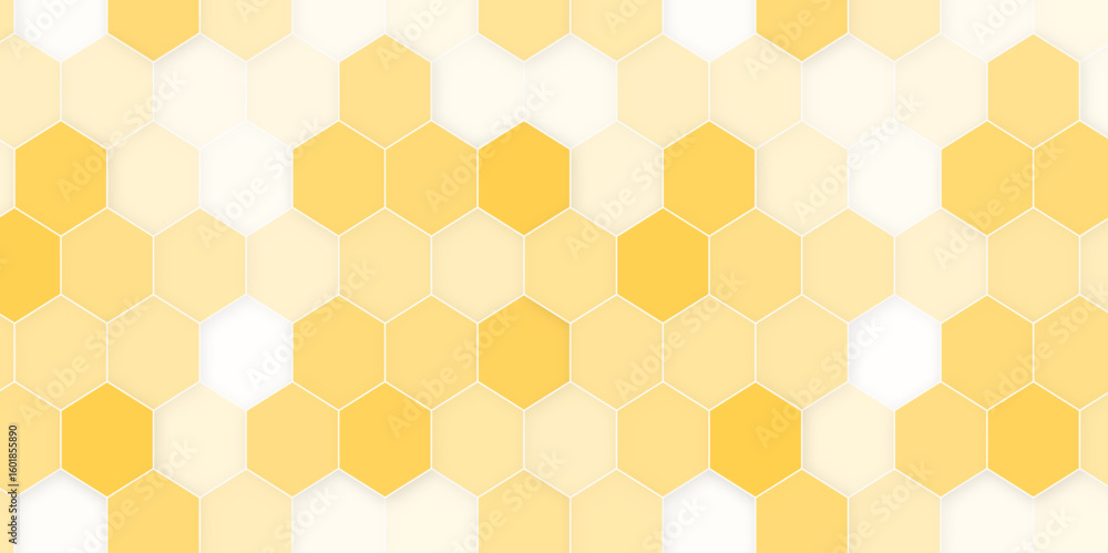 Poster abstract cube hexagon shape background. vector banner design. abstract background with simple hexago
