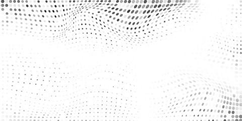 Vector mesh halftone gradient texture. Vanishing polka dot simple abstract
