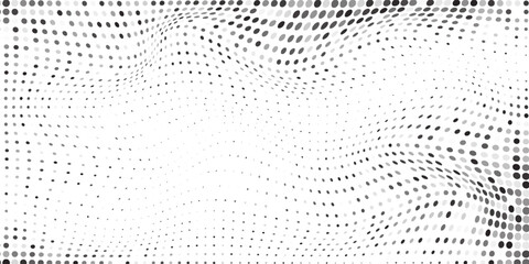 Vector halftone gradient texture. Vanishing polka dot abstract simple