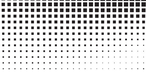 Dotted abstract halftone gradient texture. Vanishing polka dot simple art design