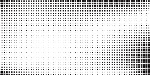 Dotted abstract halftone gradient texture. Vanishing polka dot simple art