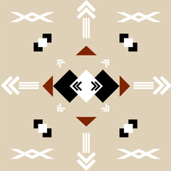 Geometric Ethnic pattern, Native thai tribal fabric, wallpaper, tile, carpet. 