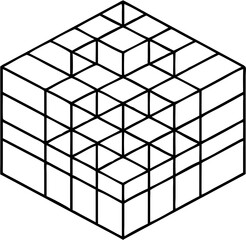 abstract cube design