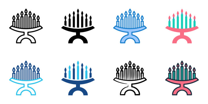 Kinara icon set multiple style collection 
