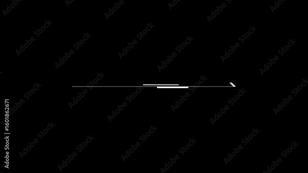 Poster futuristic tech line border animation