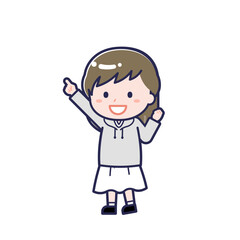 私服の大人／ななめ／女性 05