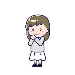 私服の大人／ななめ／女性 22