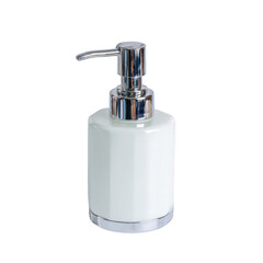 Fototapeta premium Light mint-green ceramic pump dispenser