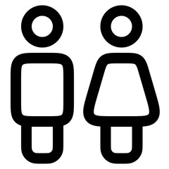 man and woman icon