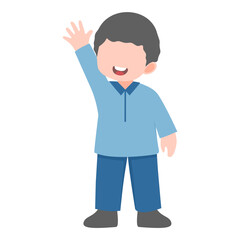 Cute little boy illustration