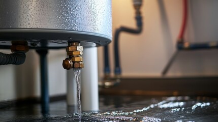 Leaking water heater