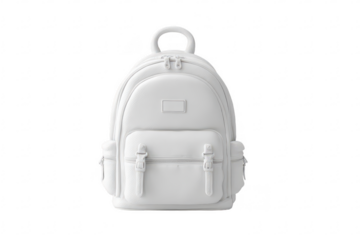 White backpack, 3D model