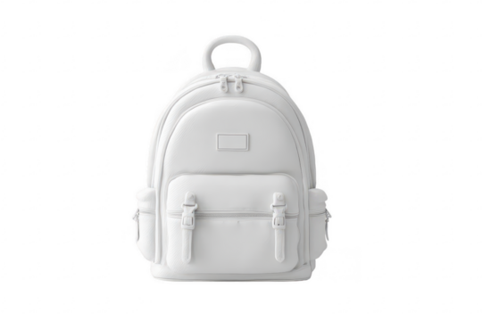 White backpack, 3D model