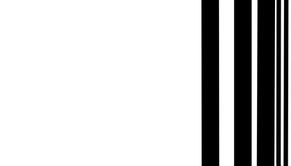 Barre latéral graphique noir de plusieurs épaisseur pour un effet de profondeur.