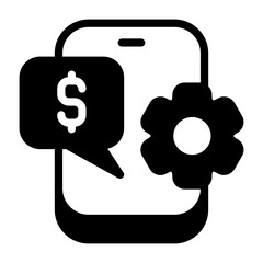 FinTech Semi Solid Icon Style