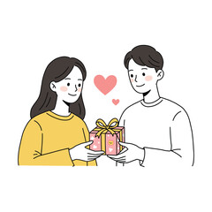 A couple of friends enjoying a facial treatment with cucumbers on their eyes. Women's skincare and wellness routine vector illustration.