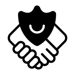 Team Trust Semi Solid Icon Style
