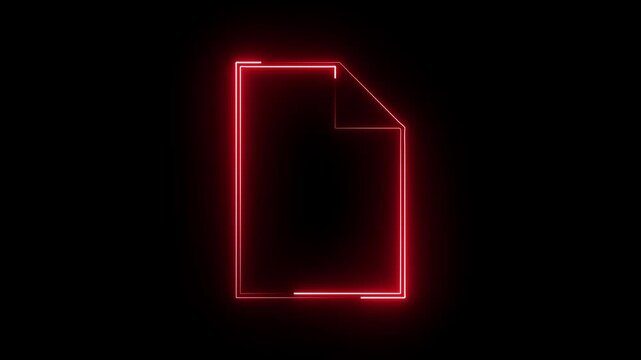 A vibrant neon notebook icon pulses with glowing lines. Animated pages flip gently, emitting light trails, creating a dynamic, modern effect that symbolizes creativity and digital learning.
