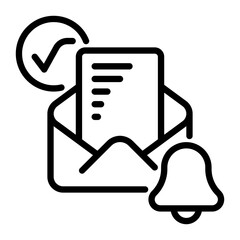 Email icon, line icon style