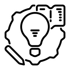skill icon, line icon style