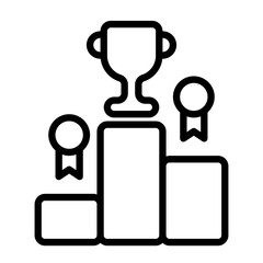 award icon, line icon style