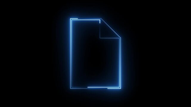 A vibrant neon notebook icon pulses with glowing lines. Animated pages flip gently, emitting light trails, creating a dynamic, modern effect that symbolizes creativity and digital learning.

