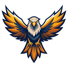 eagle with wings