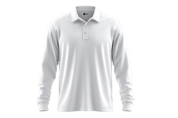 White long-sleeve polo shirt (2)