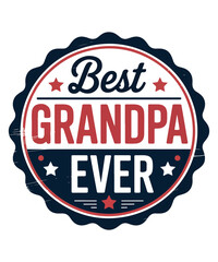 Best Grandpa Ever Wreath Design PNG