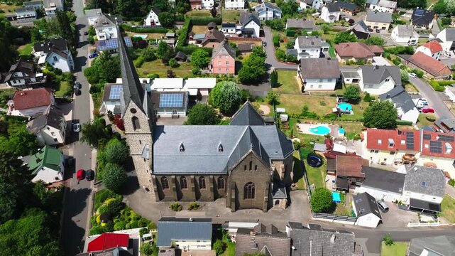 Side track catholic parish church St. Stephanus in Thalheim