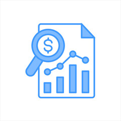 Analytics Blue Icon