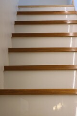 wooden shelves on the wall