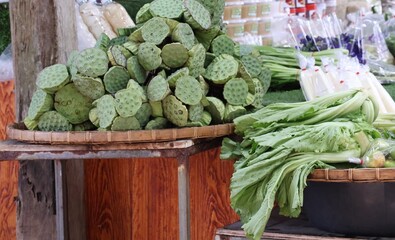 fresh green asparagus