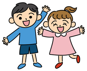 子供たちのイラスト ベクター