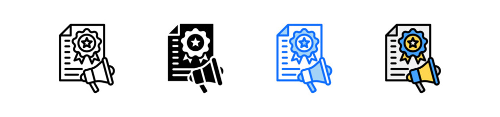 Brand Identity Icon Set Multiple Style Collection