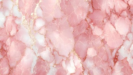 Seamless light pink marble texture with gold veins a decorative background pattern design