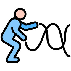 Battle Rope Icon