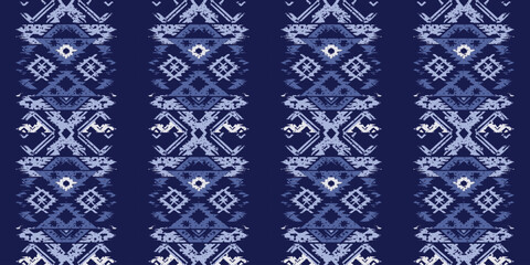 Navajo tribal vector seamless pattern. Native American ornament. Ethnic South Western decor style. Boho geometric ornament. Vector seamless pattern. Mexican blanket, rug. Woven carpet illustration