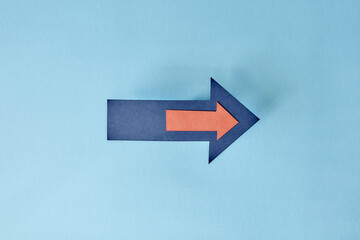 Paper Cutout Arrow
