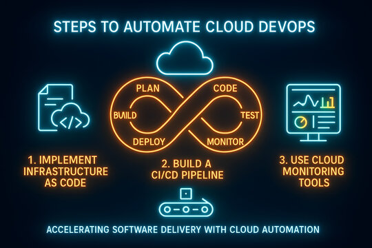 Cloud Automation Workflow with CI/CD Pipeline for Efficient DevOps Deployment