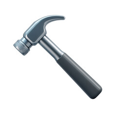 A hammer is shown in a white background