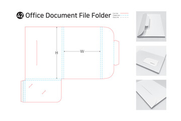 P2_42. Document Holder Deployment with Locked Loop. Document Holder. Office Document File Folder. Available as an A4 sized document locker in office and external document cabinets.