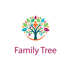 Family tree logo
