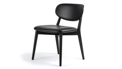 Black modern dining chair