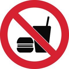 No food sign
