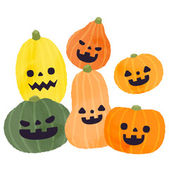 ジャックオーランタンのハロウィン素材