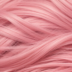 Close-up of pink hair texture