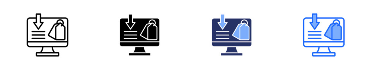 Landing Page  Icon Set Multiple Style Collection
