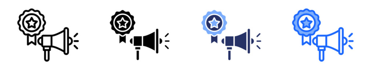 Brand Voice  Icon Set Multiple Style Collection
